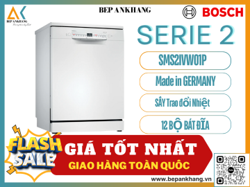 Máy Rửa Bát Bosch Độc Lập SMS2IVW01P Series 2 - Made in Tukey